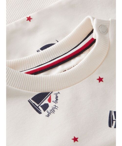 TOMMY HILFIGER(トミーヒルフィガー)の「BABY クルーネックトレーナー(スウェット・キッズ・マルチ・70cm/90/80cm)」の3枚目の写真