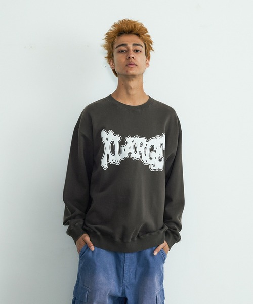 XLARGE(エクストララージ)の「MELT CREWNECK SWEATSHIRT(スウェット・メンズ・ダークグリーン/ブラウン/ブラック・XL/L/M/S)」の3枚目の写真