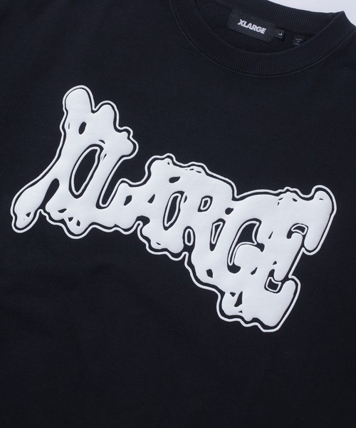 XLARGE(エクストララージ)の「MELT CREWNECK SWEATSHIRT(スウェット・メンズ・ダークグリーン/ブラウン/ブラック・XL/L/M/S)」の10枚目の写真