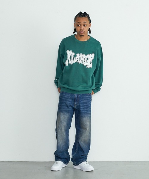 XLARGE(エクストララージ)の「MELT CREWNECK SWEATSHIRT(スウェット・メンズ・ダークグリーン/ブラウン/ブラック・XL/L/M/S)」の12枚目の写真
