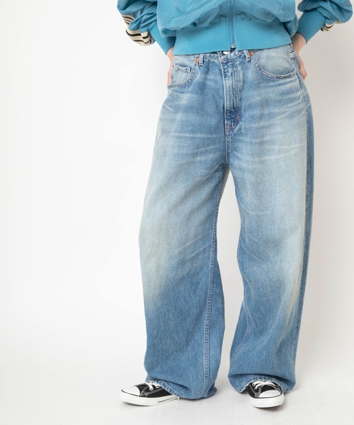 RNA(アールエヌエー)の「R4488 イージーBIGパンツ(デニムパンツ・レディース・ライトインディゴブルー・MEDIUM)」の21枚目の写真