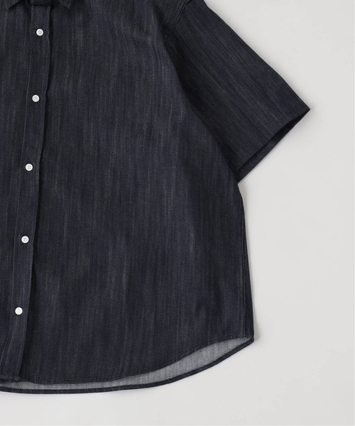 WISM(ウィズム)の「Estudio Niksen / エストゥディオ・ニクセン Shortsleeve Wide Shirt in(シャツ/ブラウス・メンズ・ネイビー・1/2)」の10枚目の写真