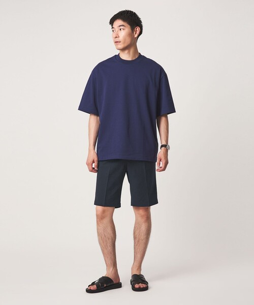 green label relaxing(グリーンレーベルリラクシング)の「【WEB限定】JUST fit サッカー ショート パンツ ショーツ(その他パンツ・メンズ・ネイビー/ダークグレー・XL/S/L/M)」の3枚目の写真