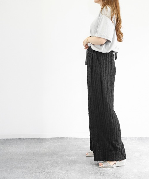 SOROTTO(ソロット)の「きらめくメッシュ素材の5.5㎝ヒール ゴムストラップサンダル(サンダル・レディース・ブラック/ゴールド/シルバー・M/L/S/LL)」の7枚目の写真