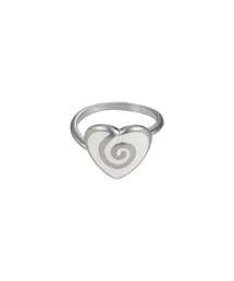 heartmaze ring-white