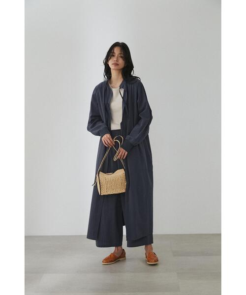 human woman（ヒューマンウーマン）の「【香菜子コラボ】サッカーストライプワンピース（ワンピース・レディース・ベージュ・MEDIUM）」の18枚目の写真