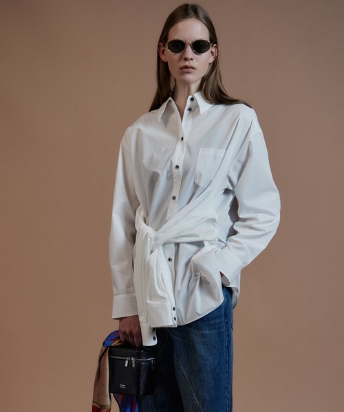 MAISON SPECIAL（メゾンスペシャル）の「Fake Sleeve Shirt/フェイクスリーブシャツ（シャツ/ブラウス・レディース・ブラック/ブルー/ホワイト・FREE）」の7枚目の写真