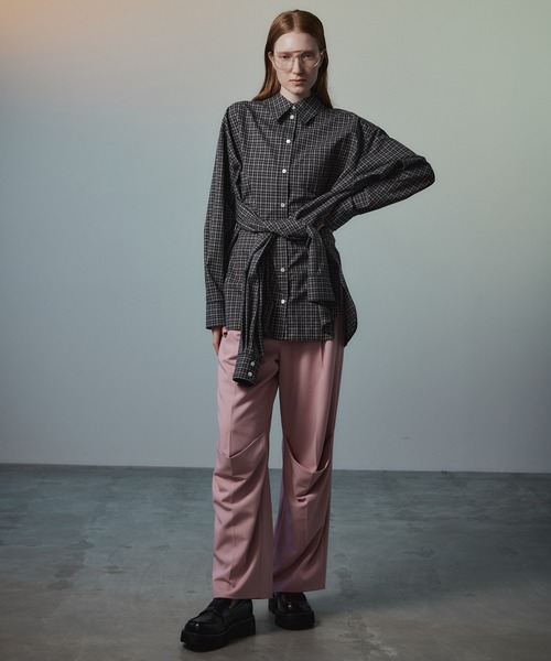 MAISON SPECIAL（メゾンスペシャル）の「Fake Sleeve Shirt/フェイクスリーブシャツ（シャツ/ブラウス・レディース・ブラック/ブルー/ホワイト・FREE）」の11枚目の写真