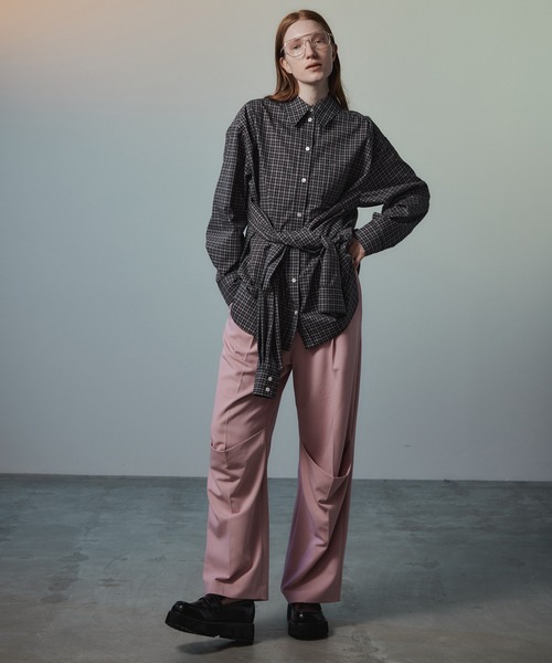 MAISON SPECIAL（メゾンスペシャル）の「Fake Sleeve Shirt/フェイクスリーブシャツ（シャツ/ブラウス・レディース・ブラック/ブルー/ホワイト・FREE）」の13枚目の写真
