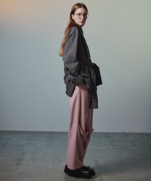 MAISON SPECIAL（メゾンスペシャル）の「Fake Sleeve Shirt/フェイクスリーブシャツ（シャツ/ブラウス・レディース・ブラック/ブルー/ホワイト・FREE）」の14枚目の写真