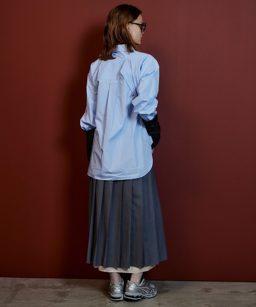MAISON SPECIAL（メゾンスペシャル）の「Fake Sleeve Shirt/フェイクスリーブシャツ（シャツ/ブラウス・レディース・ブラック/ブルー/ホワイト・FREE）」の17枚目の写真