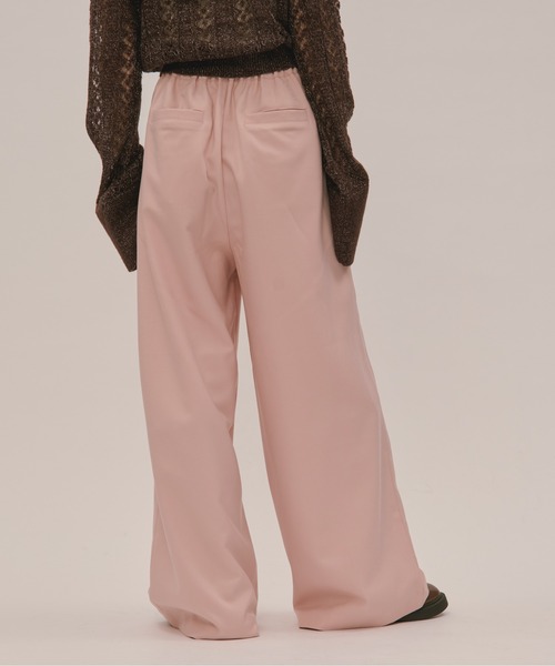 loin nuit(ロワンニュイ)の「waist hook slacks / ウエストホックスラックス(スラックス・レディース・ブラウン/ピンク/チャコールグレー・FREE/SMALL)」の9枚目の写真