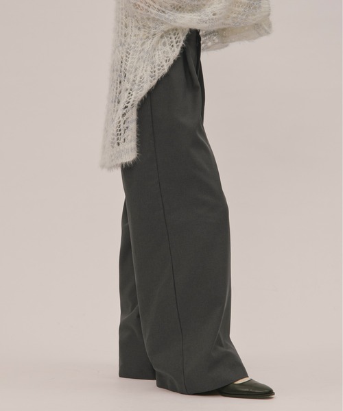 loin nuit(ロワンニュイ)の「waist hook slacks / ウエストホックスラックス(スラックス・レディース・ブラウン/ピンク/チャコールグレー・FREE/SMALL)」の19枚目の写真