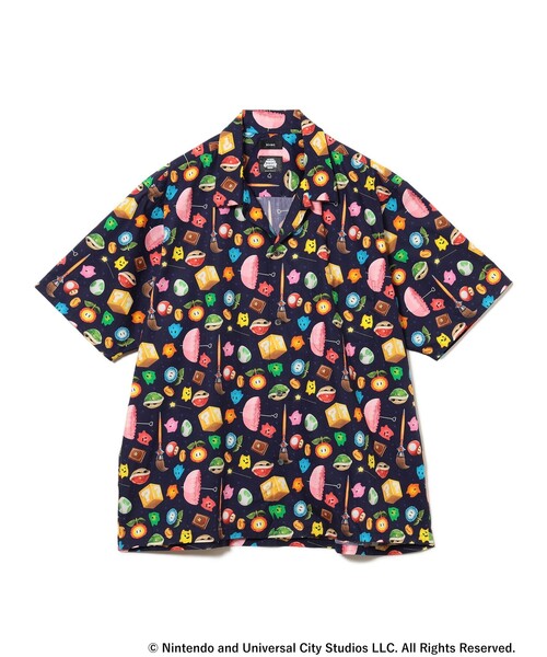 BEAMS(ビームス)の「ザ・スーパーマリオギャラクシー・ムービー / ITEM SHIRT(シャツ/ブラウス・メンズ・ホワイト/ネイビー・M)」の2枚目の写真