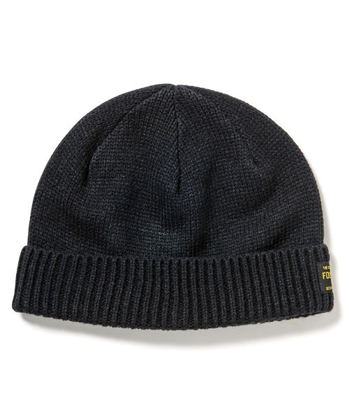 430(フォーサーティ)の「mko13796-FL BEANIE ビーニー ニット帽(26-173)(ニットキャップ/ビーニー・メンズ・チャコールグレー/グリーン/オレンジ/ブラック・FREE)」の1枚目の写真