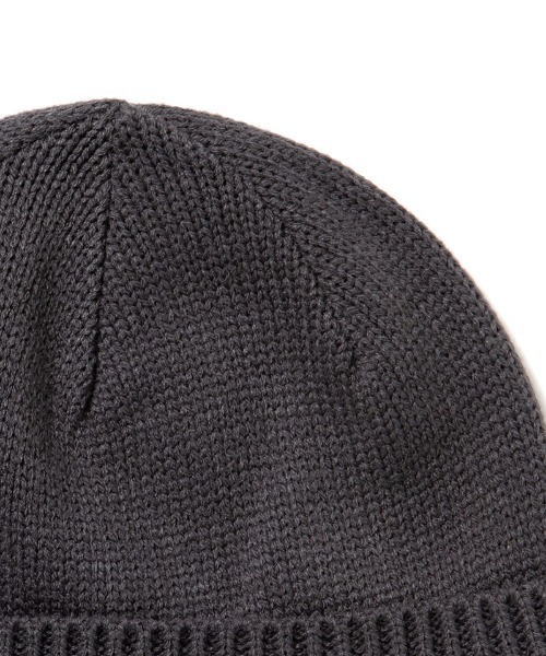 430(フォーサーティ)の「mko13796-FL BEANIE ビーニー ニット帽(26-173)(ニットキャップ/ビーニー・メンズ・チャコールグレー/グリーン/オレンジ/ブラック・FREE)」の5枚目の写真