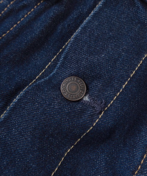Levi's(リーバイス)の「【74】【Levi’s/リーバイス】スタンダードフィット TYPEⅢ トラッカージャケット/TRUCKER JACKET/セルビッチデニム/Gジャン/アメカジ/ヴィンテージ/ユニセックス(デニムジャケット・メンズ・インディゴブルー・M/S/XL/L)」の9枚目の写真