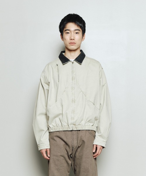bal(バル)の「PIGMENT DYED MOLESKIN BLOUSON(ブルゾン・メンズ・ブラック/ベージュ/ブラウン・3/2/1)」の3枚目の写真