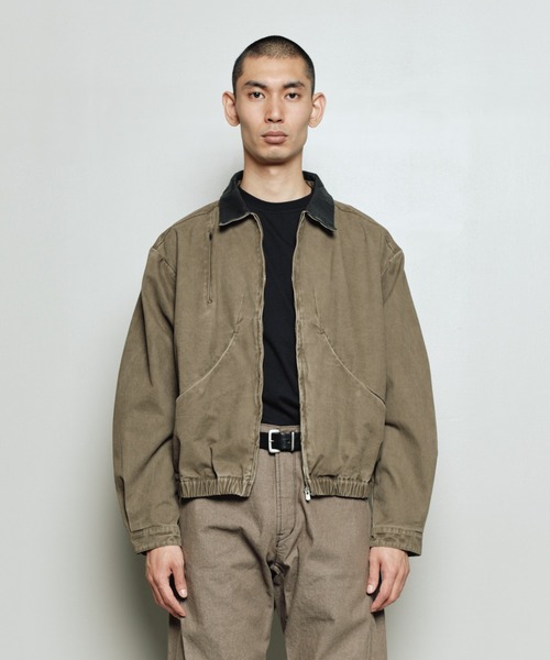 bal(バル)の「PIGMENT DYED MOLESKIN BLOUSON(ブルゾン・メンズ・ブラック/ベージュ/ブラウン・3/2/1)」の7枚目の写真