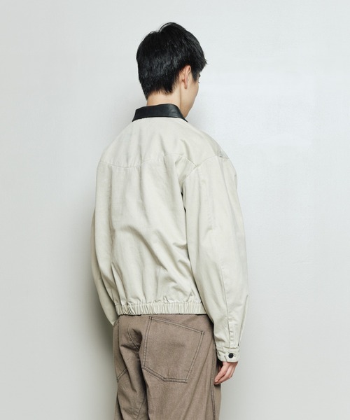 bal(バル)の「PIGMENT DYED MOLESKIN BLOUSON(ブルゾン・メンズ・ブラック/ベージュ/ブラウン・3/2/1)」の13枚目の写真