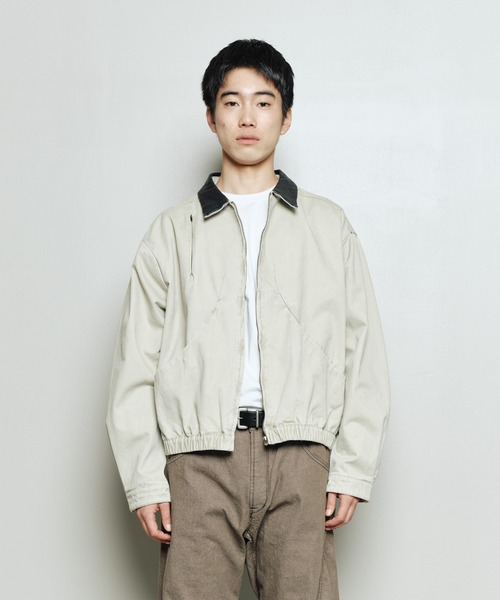 bal(バル)の「PIGMENT DYED MOLESKIN BLOUSON(ブルゾン・メンズ・ブラック/ベージュ/ブラウン・3/2/1)」の11枚目の写真