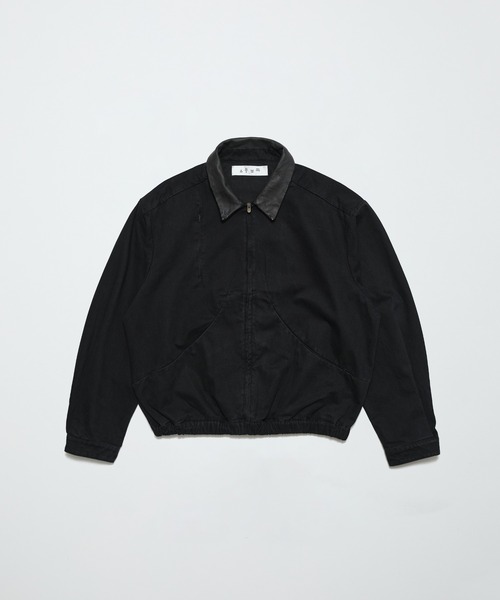 bal(バル)の「PIGMENT DYED MOLESKIN BLOUSON(ブルゾン・メンズ・ブラック/ベージュ/ブラウン・3/2/1)」の15枚目の写真