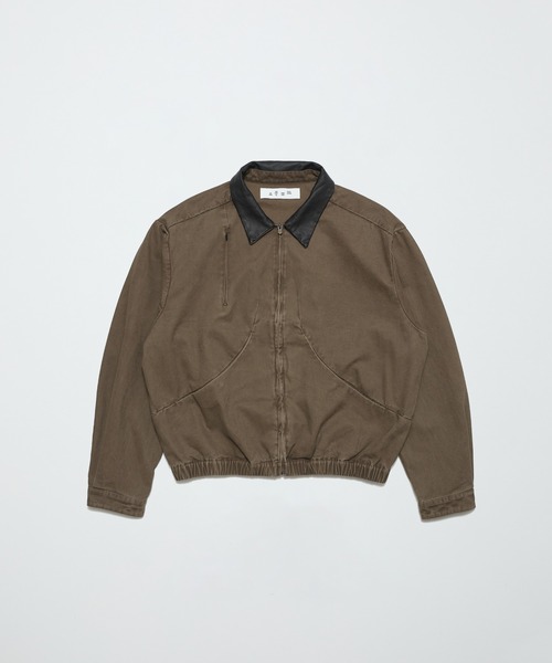 bal(バル)の「PIGMENT DYED MOLESKIN BLOUSON(ブルゾン・メンズ・ブラック/ベージュ/ブラウン・3/2/1)」の17枚目の写真