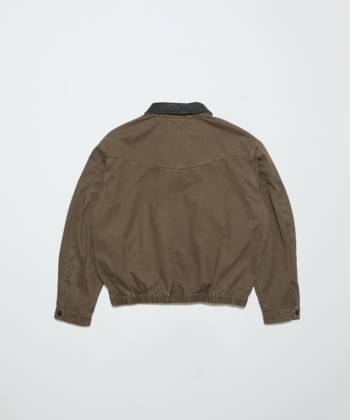bal(バル)の「PIGMENT DYED MOLESKIN BLOUSON(ブルゾン・メンズ・ブラック/ベージュ/ブラウン・3/2/1)」の18枚目の写真