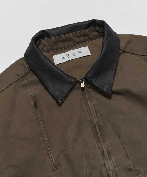 bal(バル)の「PIGMENT DYED MOLESKIN BLOUSON(ブルゾン・メンズ・ブラック/ベージュ/ブラウン・3/2/1)」の20枚目の写真