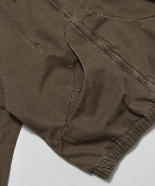 bal(バル)の「PIGMENT DYED MOLESKIN BLOUSON(ブルゾン・メンズ・ブラック/ベージュ/ブラウン・3/2/1)」の21枚目の写真