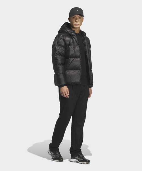 adidas(アディダス)の「PERTEX QUANTUM PUFFYフルジップ ダウンジャケット【adidas Golf/アディダスゴルフ】(ダウンジャケット/コート・メンズ・ブラック・MEDIUM/SMALL/XX-LARGE/LARGE/X-LARGE)」の6枚目の写真