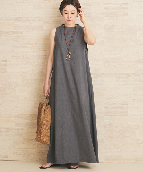 plage(プラージュ)の「ソモウ flare ワンピース(ワンピース・レディース・ブラック/チャコールグレー・38/36)」の1枚目の写真