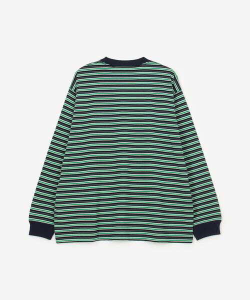 DANTON(ダントン)の「DANTON | クルーネック 長袖ボーダーTシャツ MEN(Tシャツ/カットソー・メンズ・ブルー系その他5/ブラック系その他2・XL/M/L)」の5枚目の写真