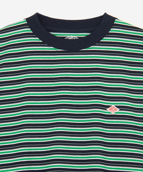 DANTON(ダントン)の「DANTON | クルーネック 長袖ボーダーTシャツ MEN(Tシャツ/カットソー・メンズ・ブルー系その他5/ブラック系その他2・XL/M/L)」の6枚目の写真