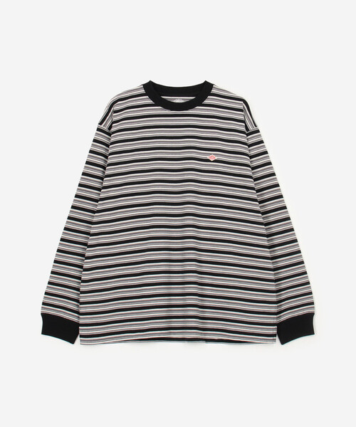 DANTON(ダントン)の「DANTON | クルーネック 長袖ボーダーTシャツ MEN(Tシャツ/カットソー・メンズ・ブルー系その他5/ブラック系その他2・XL/M/L)」の3枚目の写真