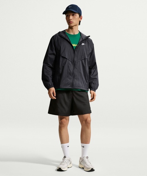 NIKE(ナイキ)の「NIKE ナイキ ナイキ WR LTWT UNLND フルジップ UV ジャケット(ナイロンジャケット・メンズ・ブラック/ライトベージュ・L/3L/LL/M/S)」の8枚目の写真