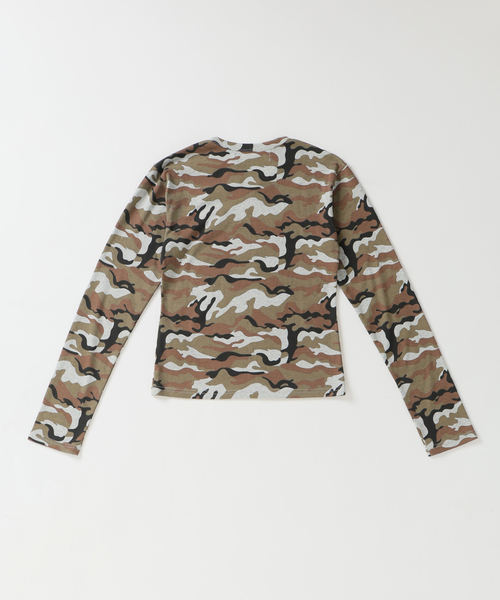 Oriens JOURNAL STANDARD(オリエンス ジャーナルスタンダード)の「カモフラージュネックロングスリーブTee(Tシャツ/カットソー・レディース・ブラウン系その他/グレー・MEDIUM/SMALL)」の20枚目の写真