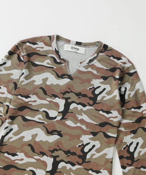 Oriens JOURNAL STANDARD(オリエンス ジャーナルスタンダード)の「カモフラージュネックロングスリーブTee(Tシャツ/カットソー・レディース・ブラウン系その他/グレー・MEDIUM/SMALL)」の22枚目の写真