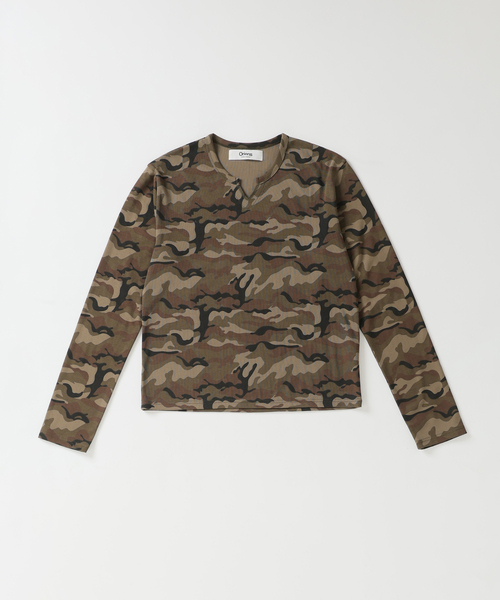 Oriens JOURNAL STANDARD(オリエンス ジャーナルスタンダード)の「カモフラージュネックロングスリーブTee(Tシャツ/カットソー・レディース・ブラウン系その他/グレー・MEDIUM/SMALL)」の18枚目の写真