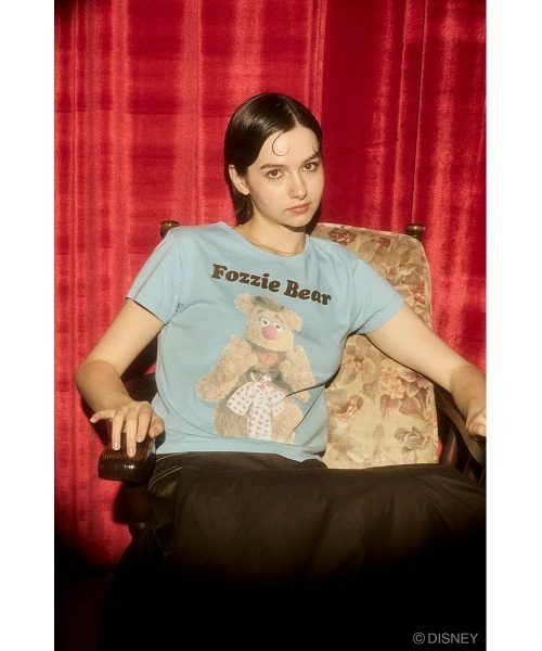 Disney SERIES CREATED by MUS(ディズニーシリーズクリエイテッドバイエムユーエス)の「MD TINY Tシャツ / KERMIT(Tシャツ/カットソー・レディース・パープル/ホワイト/ブルー/ピンク/ブラック/グリーン・FREE)」の10枚目の写真