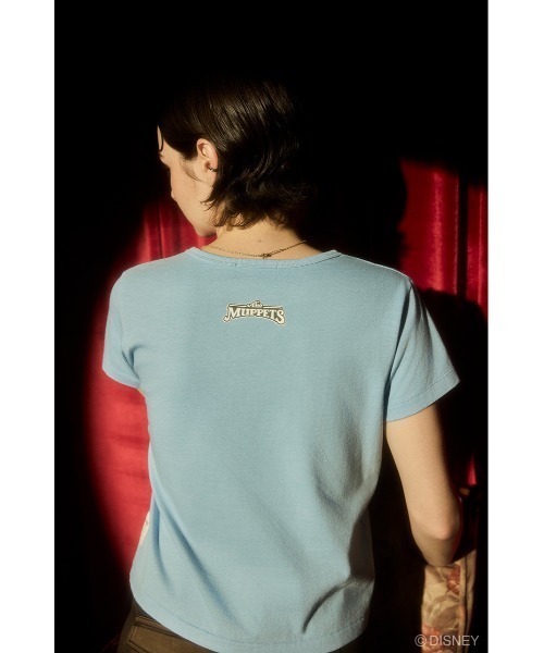Disney SERIES CREATED by MUS(ディズニーシリーズクリエイテッドバイエムユーエス)の「MD TINY Tシャツ / KERMIT(Tシャツ/カットソー・レディース・パープル/ホワイト/ブルー/ピンク/ブラック/グリーン・FREE)」の11枚目の写真