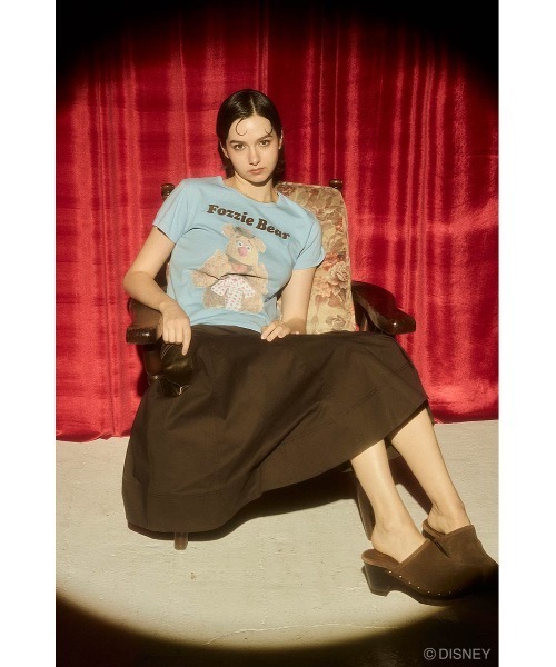 Disney SERIES CREATED by MUS(ディズニーシリーズクリエイテッドバイエムユーエス)の「MD TINY Tシャツ / KERMIT(Tシャツ/カットソー・レディース・パープル/ホワイト/ブルー/ピンク/ブラック/グリーン・FREE)」の12枚目の写真