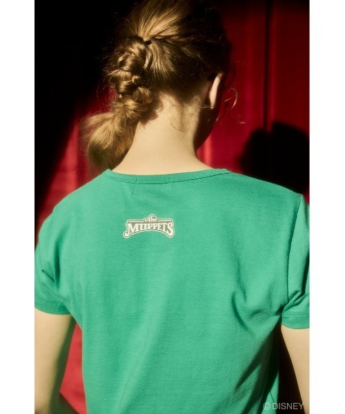 Disney SERIES CREATED by MUS(ディズニーシリーズクリエイテッドバイエムユーエス)の「MD TINY Tシャツ / KERMIT(Tシャツ/カットソー・レディース・パープル/ホワイト/ブルー/ピンク/ブラック/グリーン・FREE)」の15枚目の写真