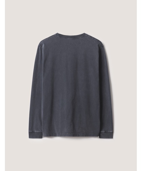 Maison Kitsune（メゾンキツネ）の「FOX HEAD FADED COMFORT LONG SLEEVE TEE-SHIRT（Tシャツ/カットソー・メンズ・ブラック×グレー・XS/S/M/L/XL/XXL）」の3枚目の写真