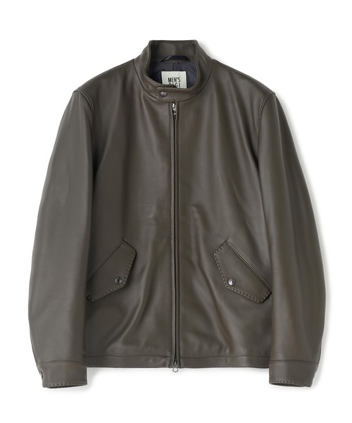 MEN'S BIGI(メンズビギ)の「ミリタリーディテール シープレザーブルゾン(ライダースジャケット・メンズ・ブラック/カーキ・01/02/03)」の8枚目の写真