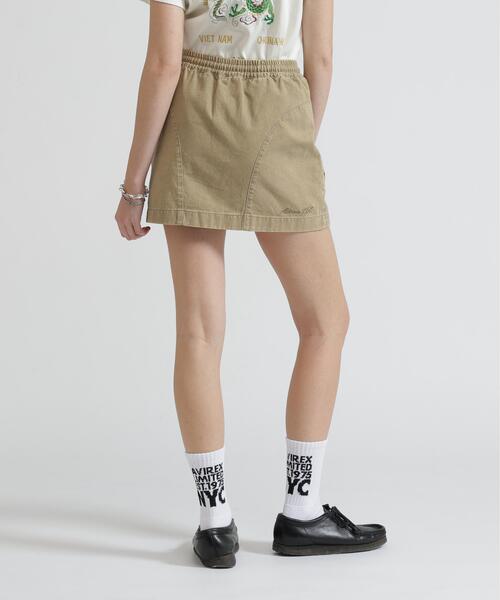 AVIREX(アヴィレックス)の「《NAVAL COLLECTION》POCKET DETAILE MINI SKIRT(スカート・レディース・チャコールグレー/カーキ/オリーブ系・F)」の5枚目の写真
