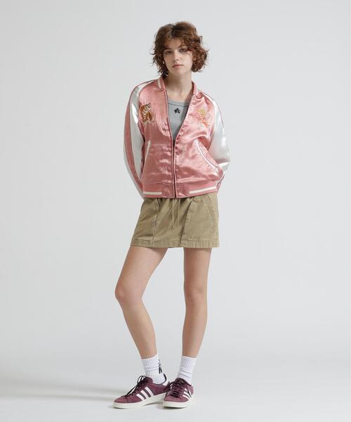 AVIREX(アヴィレックス)の「《NAVAL COLLECTION》POCKET DETAILE MINI SKIRT(スカート・レディース・チャコールグレー/カーキ/オリーブ系・F)」の9枚目の写真