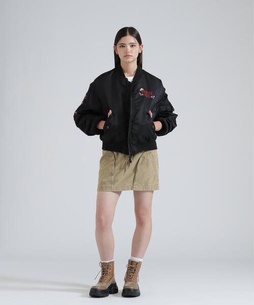 AVIREX(アヴィレックス)の「《NAVAL COLLECTION》POCKET DETAILE MINI SKIRT(スカート・レディース・チャコールグレー/カーキ/オリーブ系・F)」の22枚目の写真