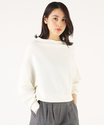 MOUSSY | COTTONMIX GATHER STITCH POK(ニット/セーター)