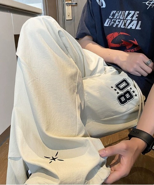 DOUBLE STEAL(ダブルスティール)の「DSナンバーロゴルーズパンツ(その他パンツ・メンズ・ネイビー/グレー/アイボリー・X-LARGE/LARGE/MEDIUM)」の4枚目の写真
